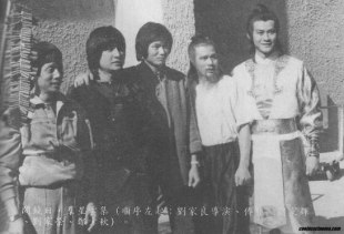 Лю Цзялян, Александр Фу Шэн и Адам Чэн на съемках 